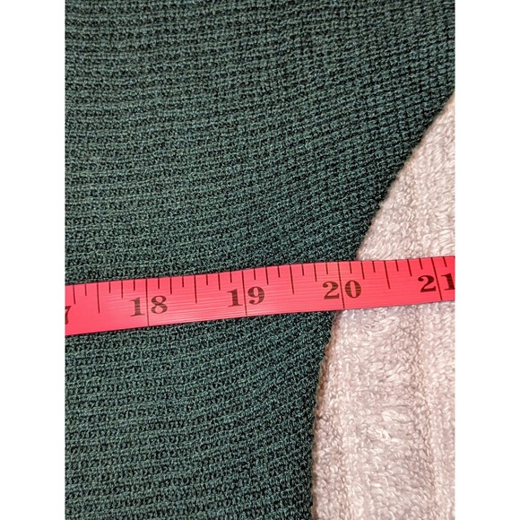 MICHAEL Michael Kors Dark Green Ribbed Gold Button‎ Side Detail Sweater Size S - Picture 6 of 9